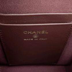 Pre Owned Chanel Matelasse Mini Black Caviar Leather Timeless Classics Backpack