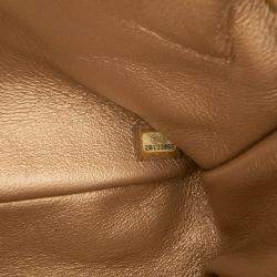 Pre Owned Chanel White Quilted Lambskin All About Chains Camera Bag