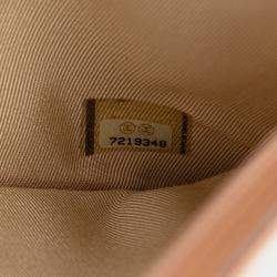 Pre Owned Chanel Pink Canvas Coco Chain Pochette