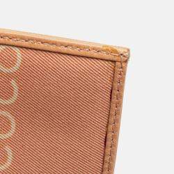 Pre Owned Chanel Pink Canvas Coco Chain Pochette