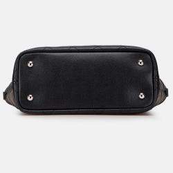 Pre Owned Chanel Black CC Caviar Wild Stitch On The Road Tote