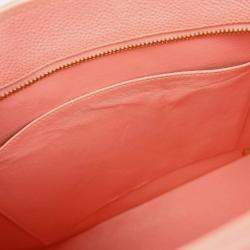 Pre Owned Chanel Pink Calfskin Medallion Tote Handbag