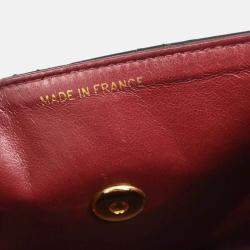 Pre Owned Chanel Black Lambskin Shoulder Bag