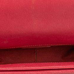 Pre Owned Chanel Pink Small Caviar Paris Cuba Thread Around Flap