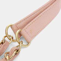 Pre Owned Chanel Pink Calf Leather Shoulder Bag