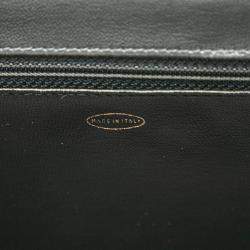 Pre Owned Chanel Coco Mark Vanity Bag Shoulder 2-Way Black Caviar Skin