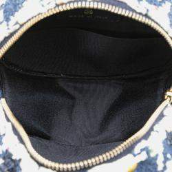 Pre Owned Chanel 19 Coco Mark Chain Shoulder Bag Handbag Ap0945 White Navy Multicolor Tweed Leather