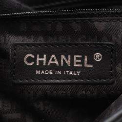 Pre Owned Chanel Wild Stitch  Black Calfskin Crossbody Shoulder Bag