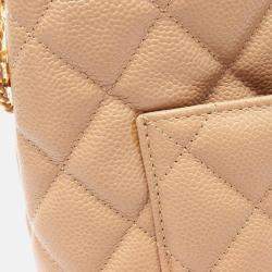 Pre Owned Chanel CC coco Medallion Beige Calfskin Tote GHW
