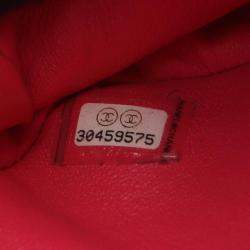 Pre Owned Chanel CC Tassel Pink Lambskin Camera Bag