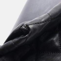 Pre Owned Chanel CC Coco Matelasse Black Leather Chain Shoulder Tote GHW