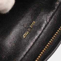Pre Owned Chanel Black Lambskin Camera Bag Mini