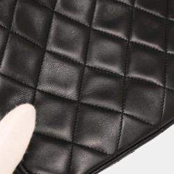Pre Owned Chanel Black Lambskin Camera Bag Mini