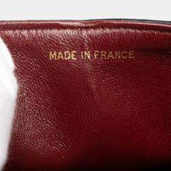 Pre Owned Chanel Black Small Classic Lambskin Double Flap