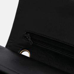 Pre Owned Chanel Black Medium Classic Lambskin Double Flap