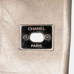 Pre Owned Chanel Brown Small Aged Calfskin Lady Pearly Flap