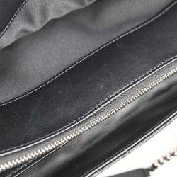 Pre Owned Chanel Black Lambskin Tote Handbag
