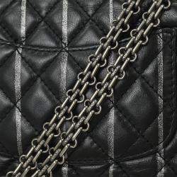 Pre Owned Chanel Black Calfskin Mademoiselle Lock Shoulder Bag