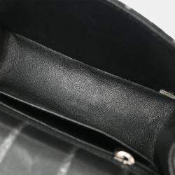 Pre Owned Chanel Black Calfskin Mademoiselle Lock Shoulder Bag