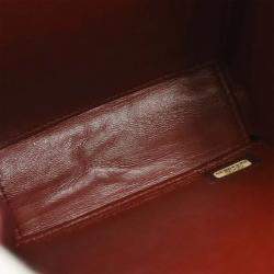Pre Owned Chanel Plexiglass Lambskin Evening In The Air Trolley Minaudiere Clutch