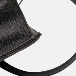 Pre Owned Chanel Black Jumbo CC Quilted Caviar Chunky Chain Flap
