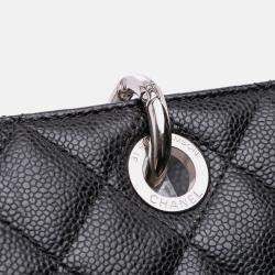 Pre Owned Chanel Black Caviar Grand Shopping Tote