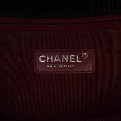 Pre Owned Chanel Black Medium Quilted Lambskin Ballerine Flap