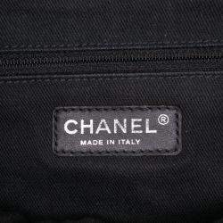 Pre Owned Chanel Blue Medium Quilted Iridescent Caviar Easy Flap