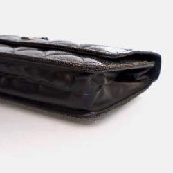 Pre Owned Chanel Patent Wallet On Chain (WOC)