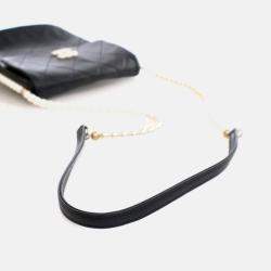 Pre Owned Chanel Small Calfskin About Pearls Hobo Bag