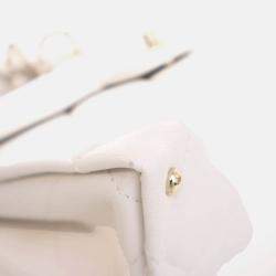 Pre Owned Chanel Mini Caviar Retro Twist Top Handle Bag