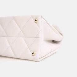 Pre Owned Chanel Mini Caviar Retro Twist Top Handle Bag