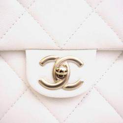 Pre Owned Chanel Mini Caviar Retro Twist Top Handle Bag