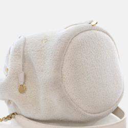 Pre Owned Chanel Small Tweed Deauville Bucket Bag