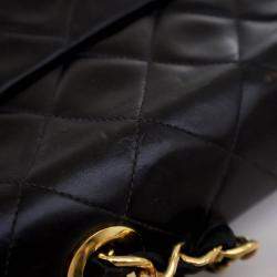 Pre Owned Chanel Vintage Maxi Lambskin Single Flap Bag
