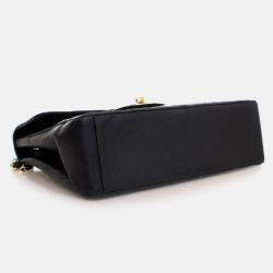 Pre Owned Chanel Vintage Maxi Lambskin Single Flap Bag