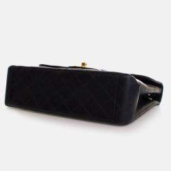 Pre Owned Chanel Vintage Maxi Lambskin Single Flap Bag