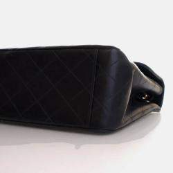 Pre Owned Chanel Vintage Maxi Lambskin Single Flap Bag