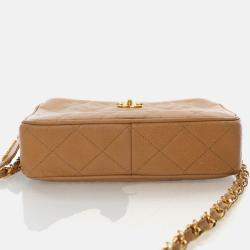Pre Owned Chanel Vintage Small Caviar Camera Bag