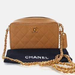 Pre Owned Chanel Vintage Small Caviar Camera Bag