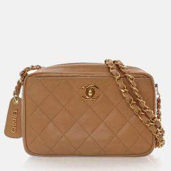 Pre Owned Chanel Vintage Small Caviar Camera Bag