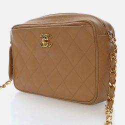 Pre Owned Chanel Vintage Small Caviar Camera Bag