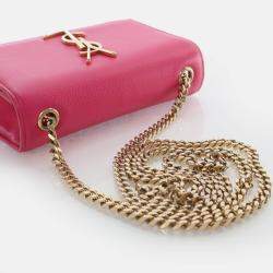 Pre Owned Saint Laurent (YSL) Medium Grained Calfskin Kate Bag