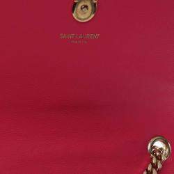 Pre Owned Saint Laurent (YSL) Medium Grained Calfskin Kate Bag