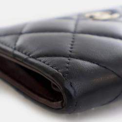 Pre Owned Chanel Lambskin Key Pouch