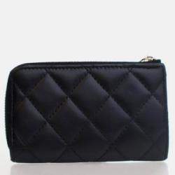 Pre Owned Chanel Lambskin Key Pouch
