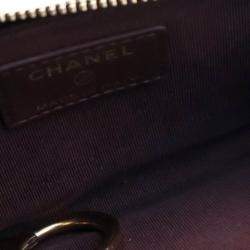 Pre Owned Chanel Lambskin Key Pouch