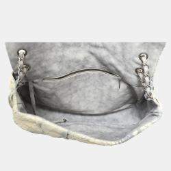 Pre Owned Chanel Python Jumbo XL Flap Bag
