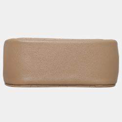 Pre Owned Chanel Caviar Quilted Frame Clutch On Chain