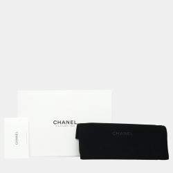 Pre Owned Chanel Caviar Quilted Frame Clutch On Chain